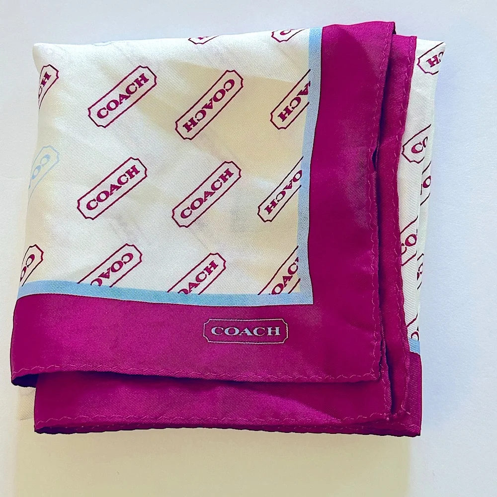 COACH || Monogram Neck Scarf. Sz. - Picture 1 of 13